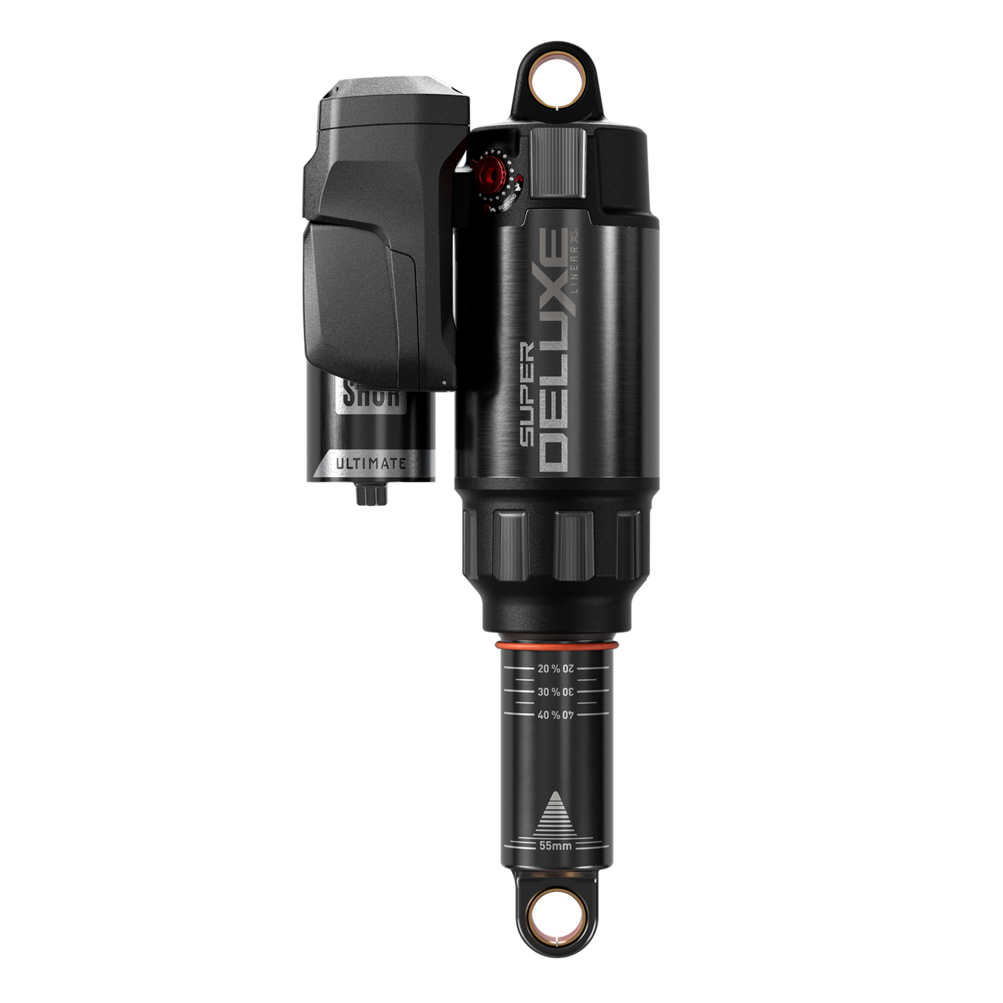 Amortisseur ROCKSHOX SUPER DELUXE ULTIMATE FLIGHT ATTENDANT RC3 HBO LINEAR XL D1 pour Trek Slash 2023+Gen6