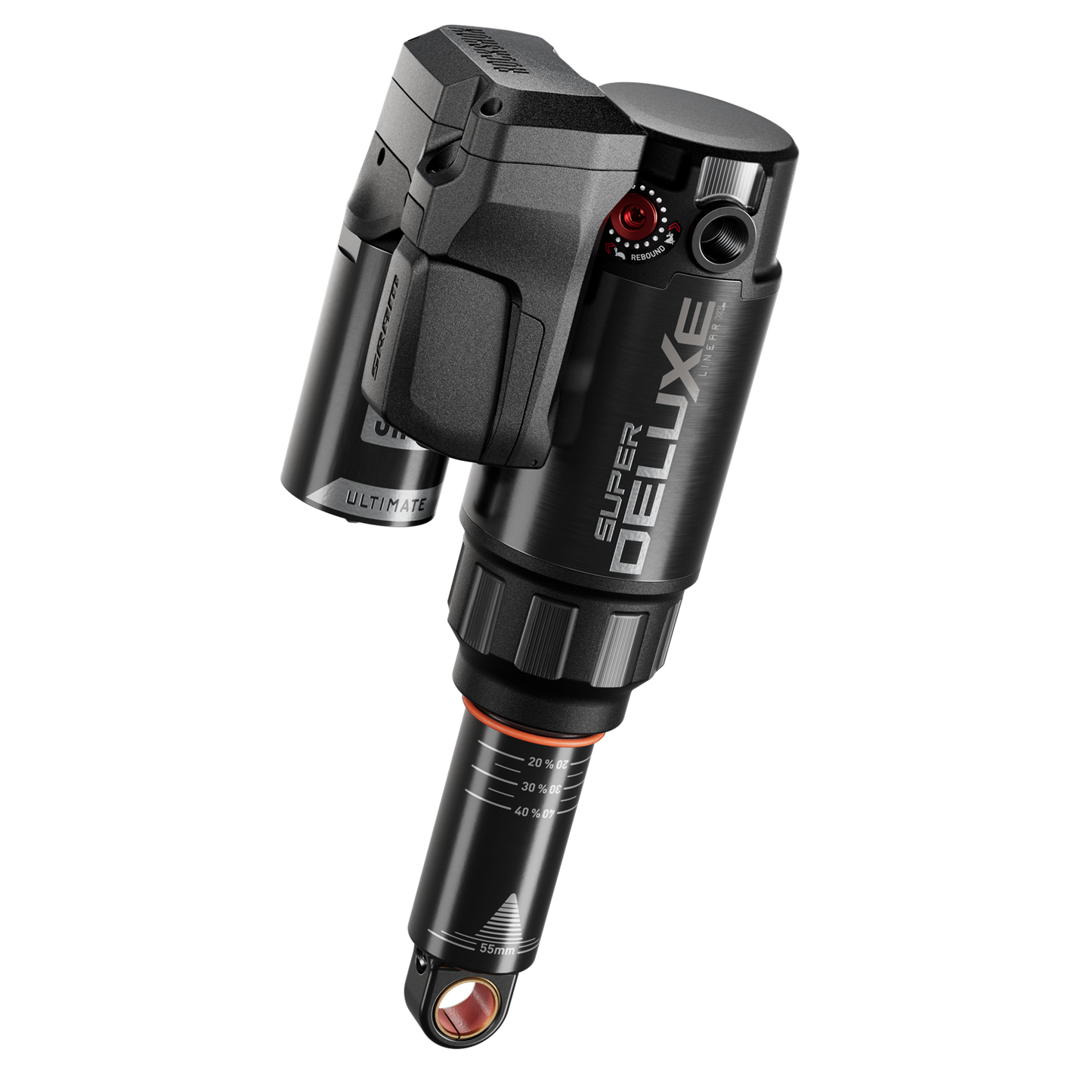Amortisseur ROCKSHOX SUPER DELUXE ULTIMATE FLIGHT ATTENDANT RC3 HBO LINEAR XL D1 Trunnion pour Specialized Enduro 2020+