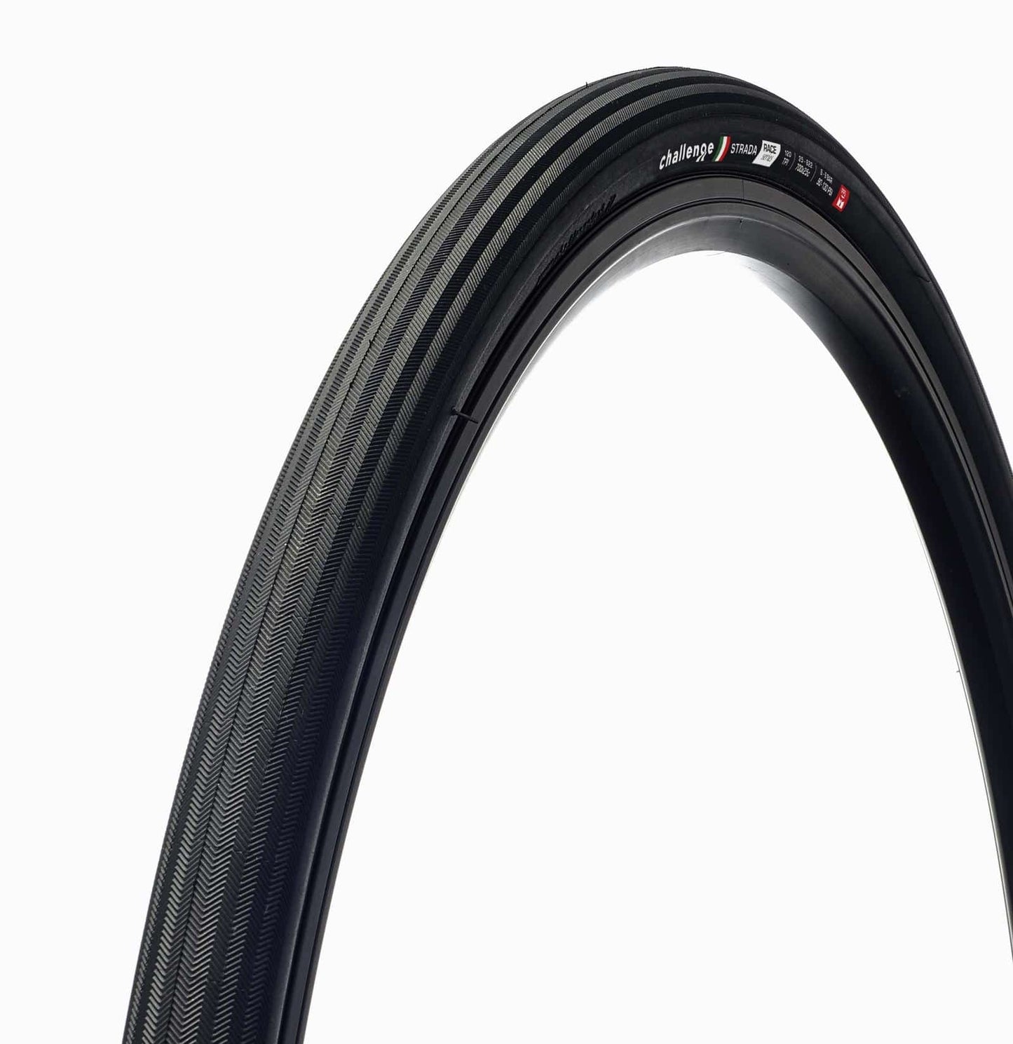 Dæk CHALLENGE STRADA 700c TubeType Sort