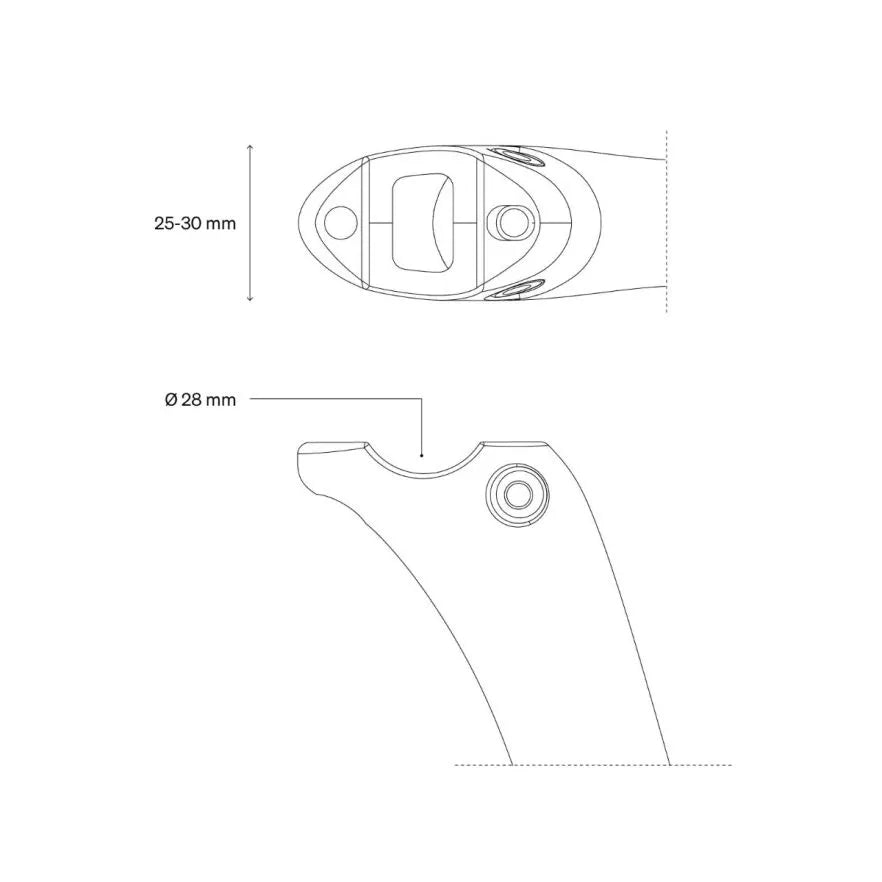 Support de Tige de Selle DEDA STAFFA