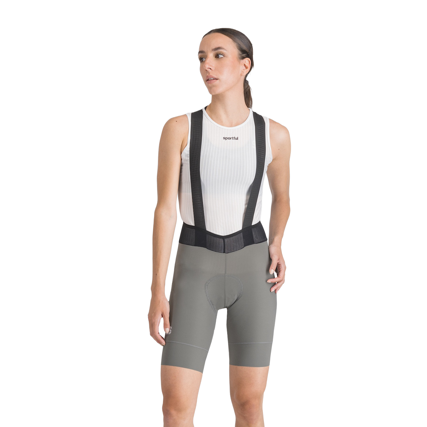 Cuissard Court à Bretelles SPORTFUL SRK Femme Gris