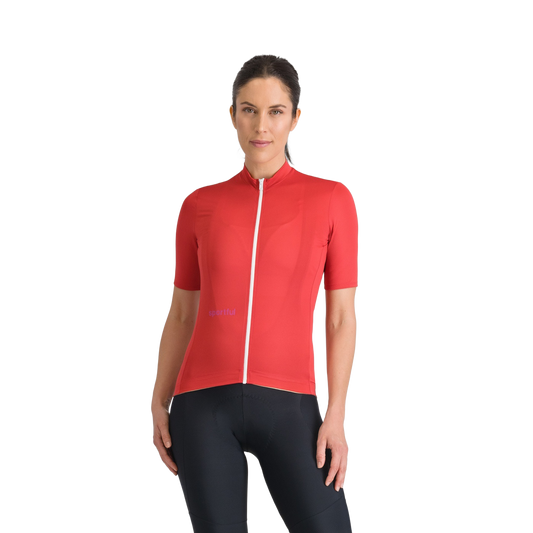 Maillot SPORTFUL CLASSIC Manches Courtes Femme Rouge