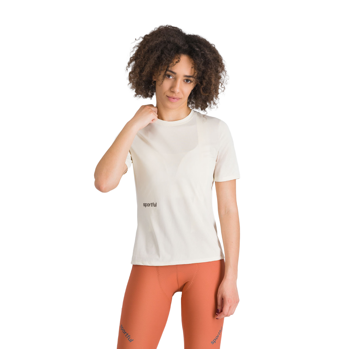 Maillot SPORTFUL SUPERGIARA TEE Manches Courtes Femme Crème