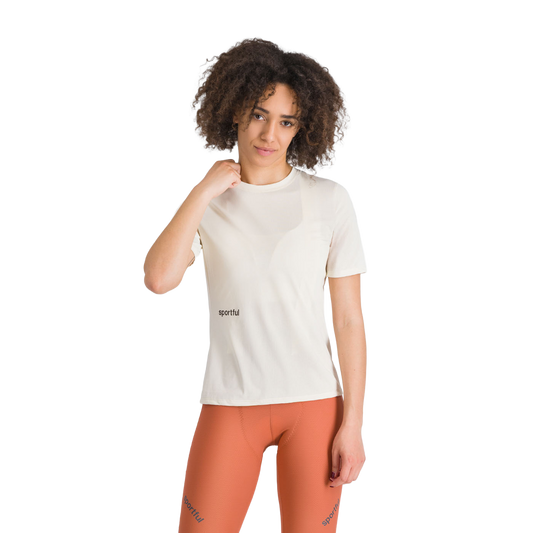 Maillot SPORTFUL SUPERGIARA TEE Manches Courtes Femme Crème