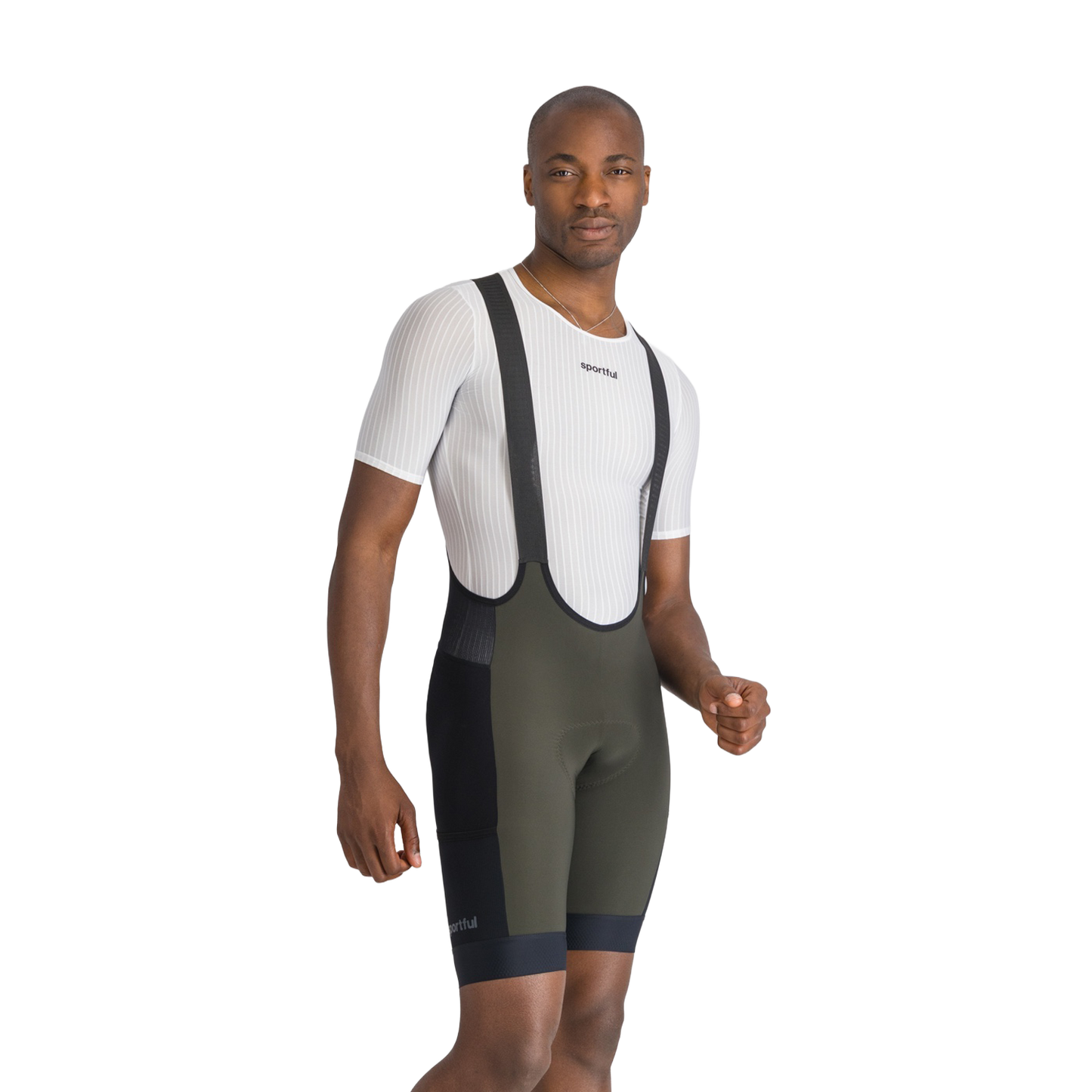Cuissard Court à bretelles SPORTFUL SUPERGIARA 2 Kaki/Noir