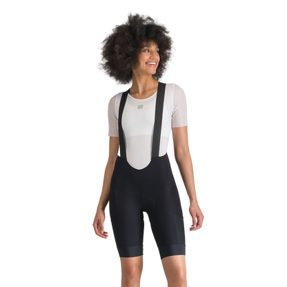 Lühikesed traksidega rattapüksid SPORTFUL SUPERGIARA 2 Naiste Must