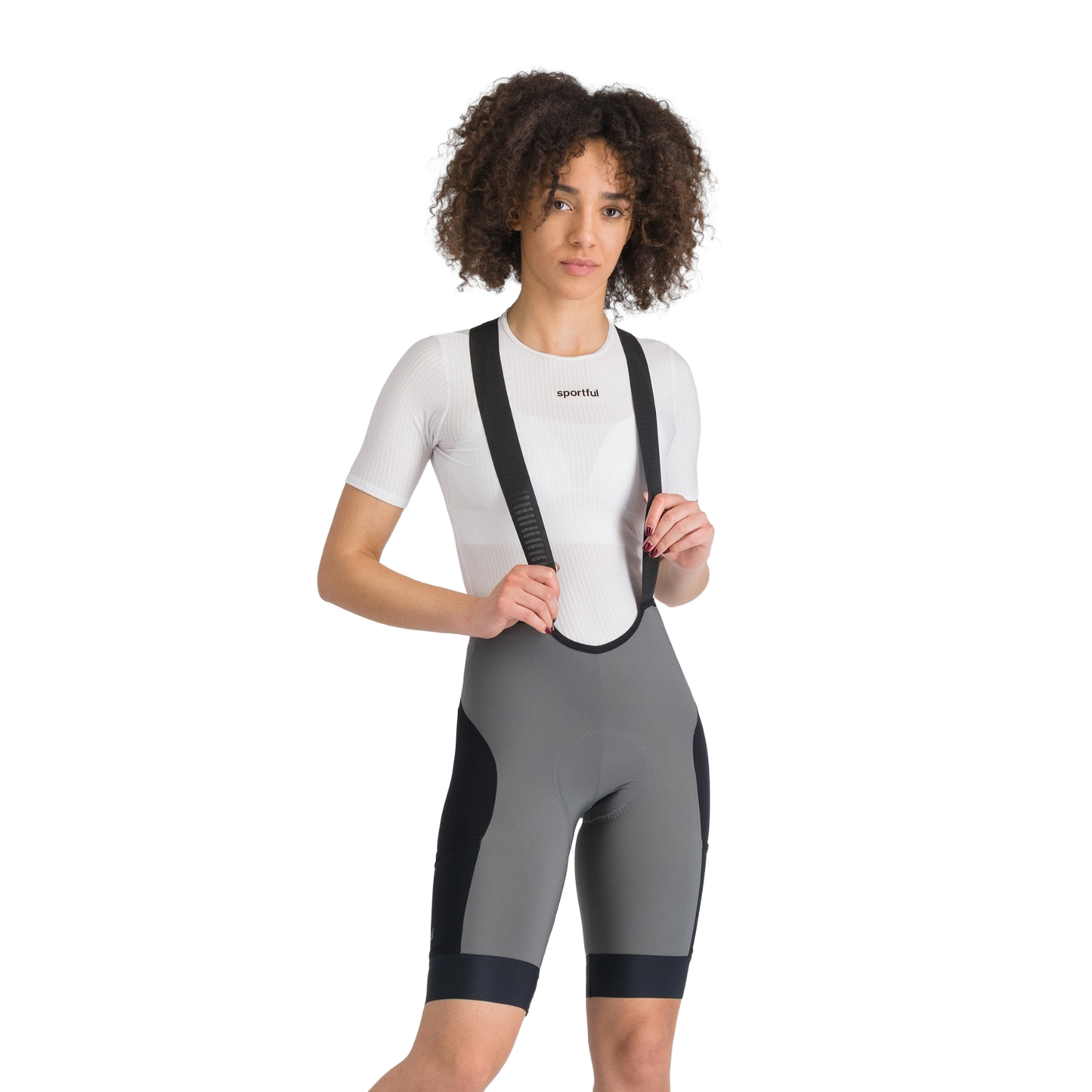 Cuissard Court à Bretelles SPORTFUL SUPERGIARA 2 Femme Gris/Noir