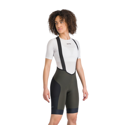 Lühikesed Traksidega Rattapüksid SPORTFUL SUPERGIARA 2 Naiste Kaki/Must