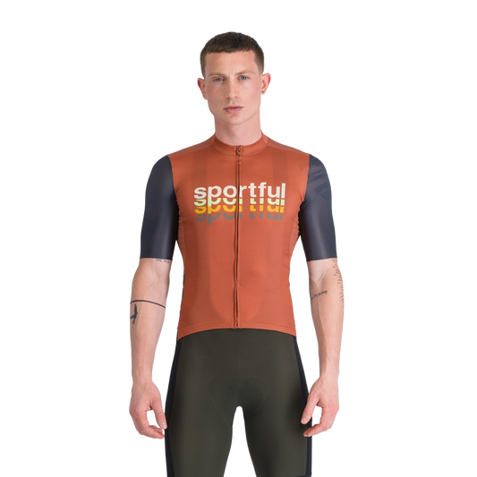 Maillot SPORTFUL SUPERGIARA 2 LOGO Manches Courtes Orange