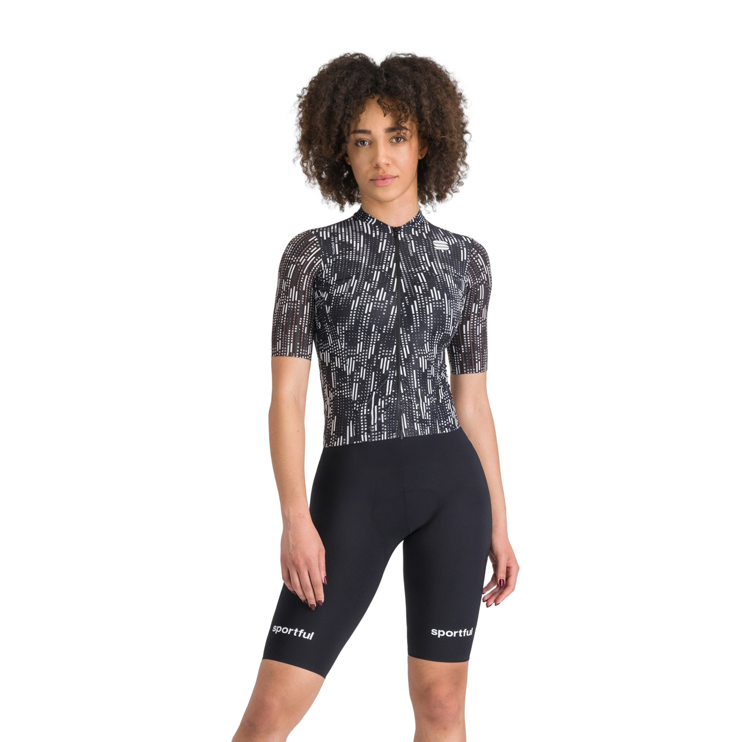 Kombidragt SPORTFUL G-SUIT Kortærmet Dame Sort/Hvid