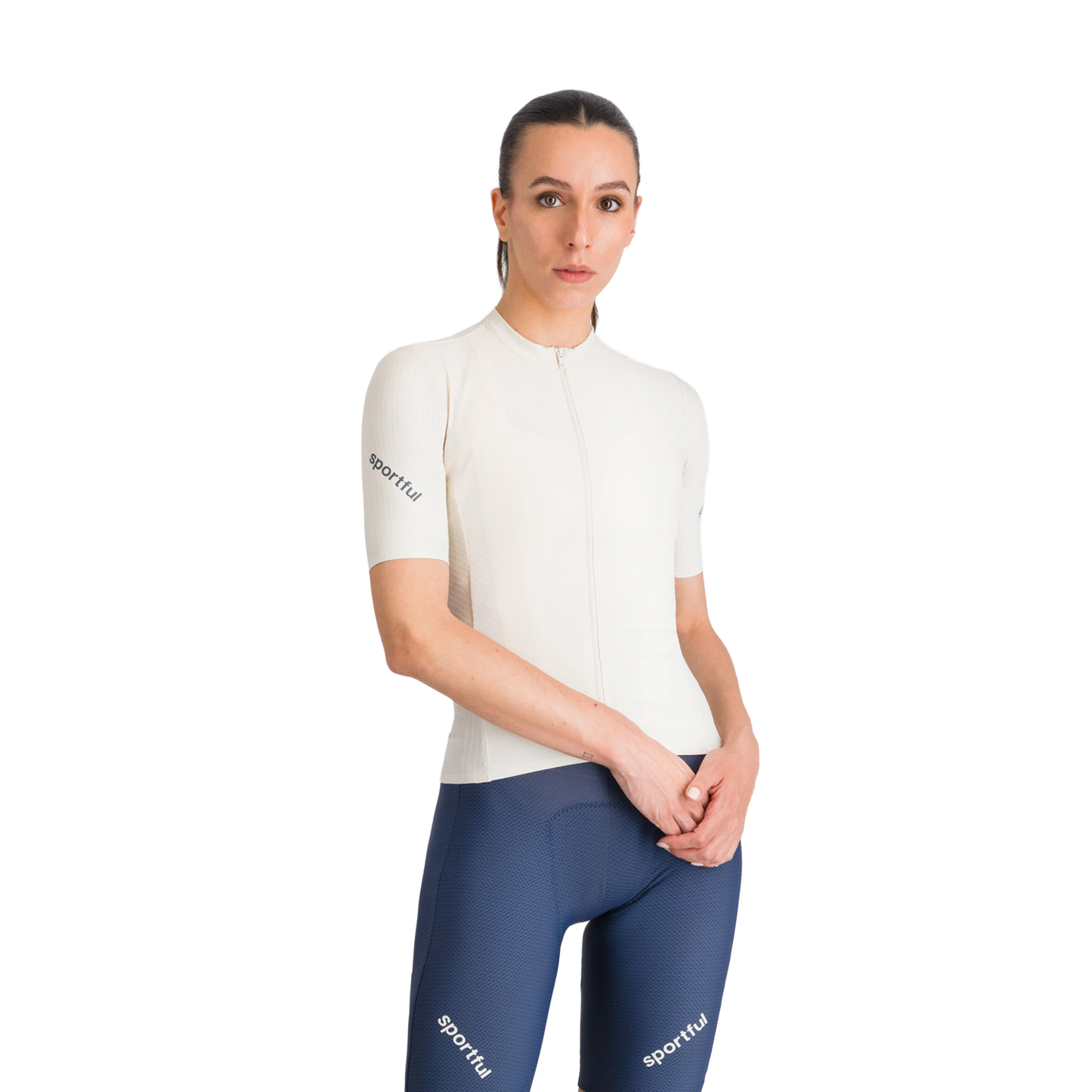 Maglia SPORTFUL HYPEREPIC Maniche Corte Donna Crema