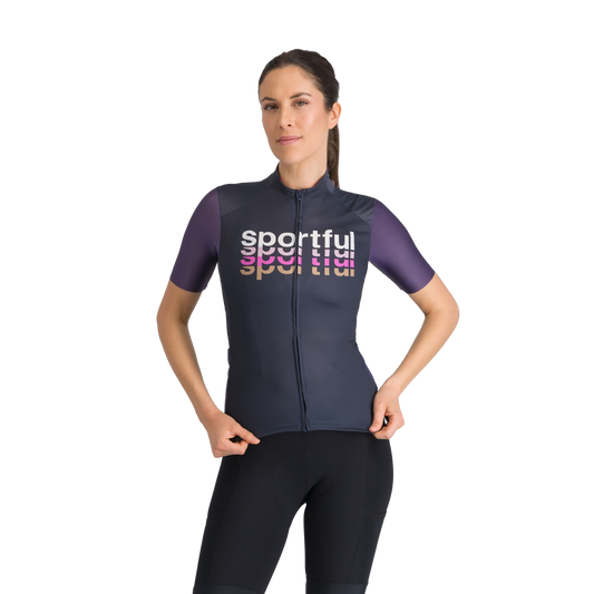 Maillot SPORTFUL SUPERGIARA 2 LOGO Manches Courtes Femme Marine