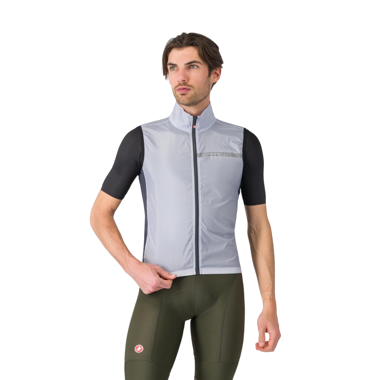 Veste Sans Manches CASTELLI SQUADRA STRETCH Gris