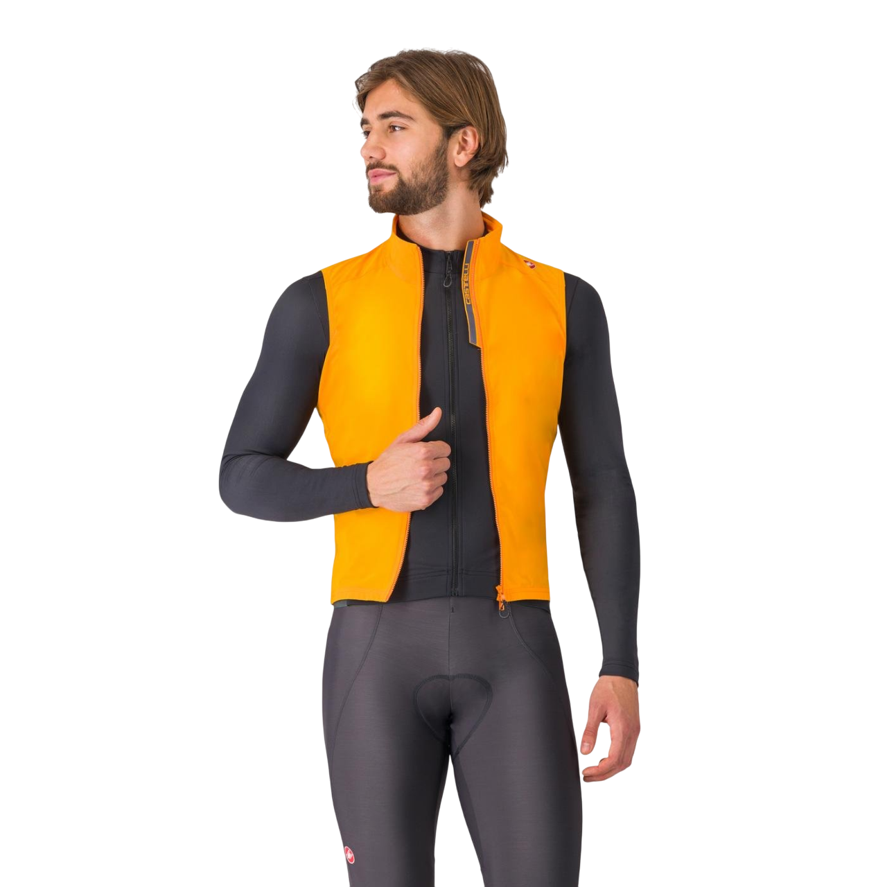 Colete Sem Mangas CASTELLI ESPRESSO Laranja