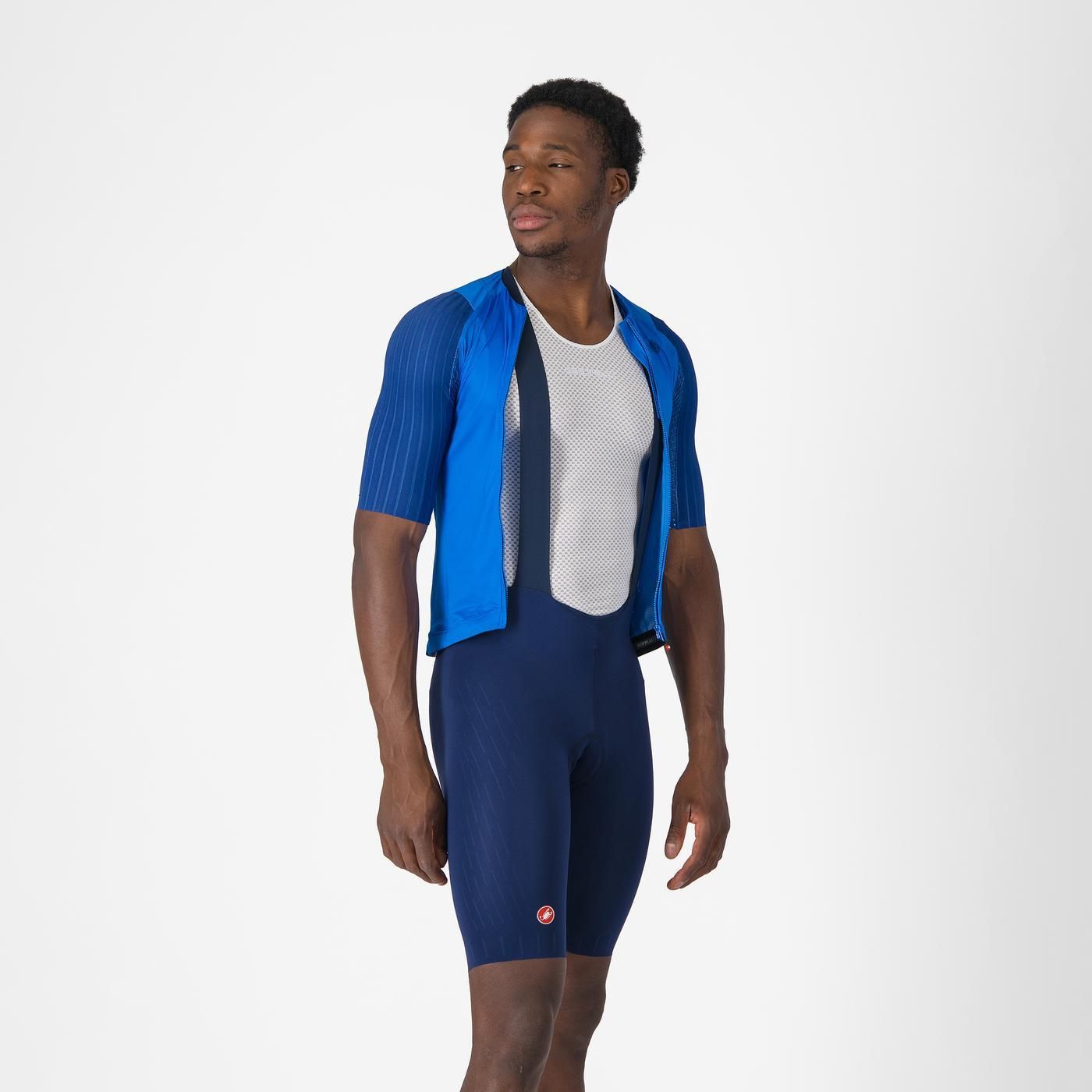 Cuissard Court à Bretelles CASTELLI FREE AERO RACE S Marine