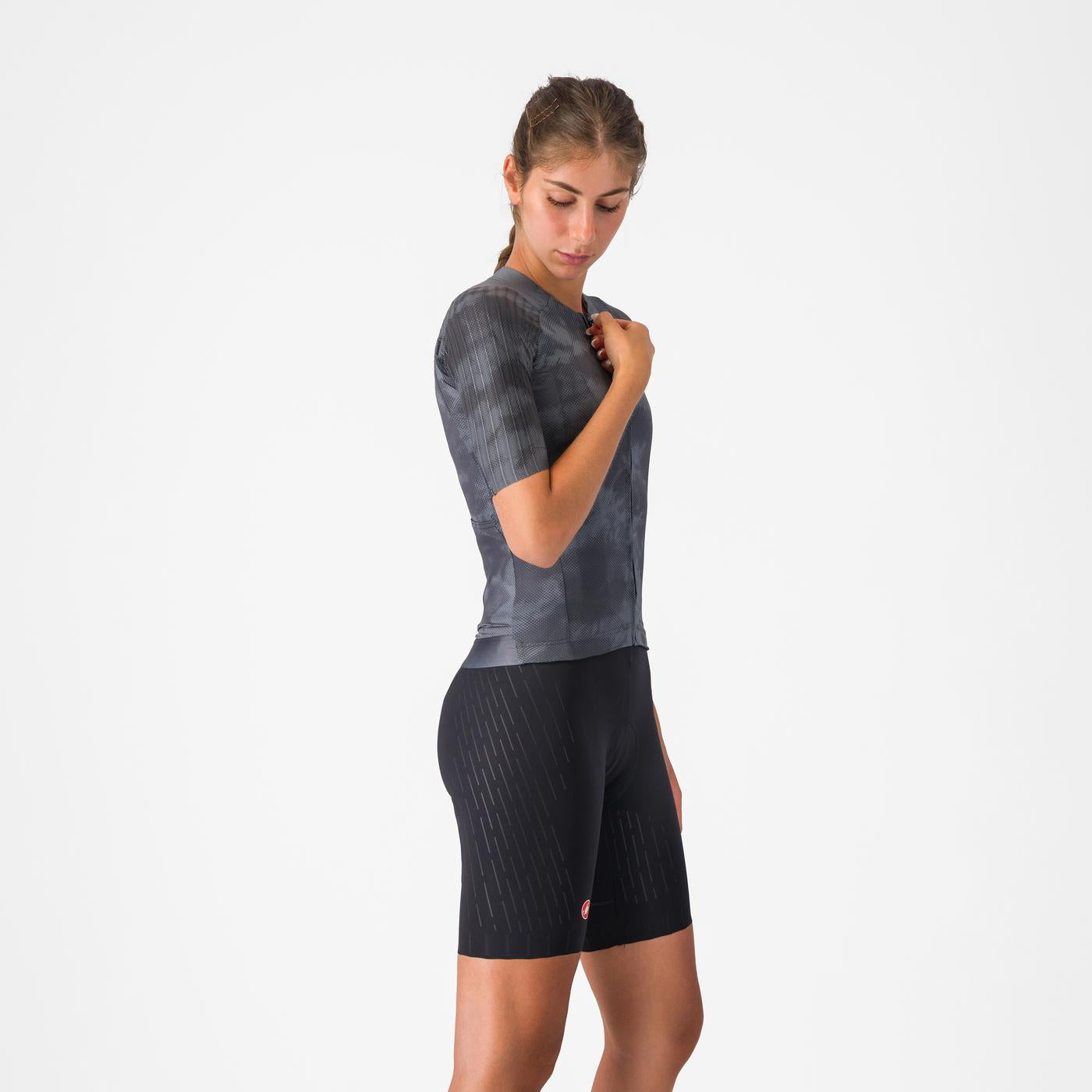 Cuissard Court  à Bretelles CASTELLI FREE AERO RACE Femme Noir