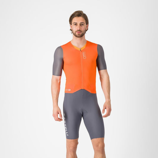 Combinaison CASTELLI SATURDAY MORNING Orange/Gris