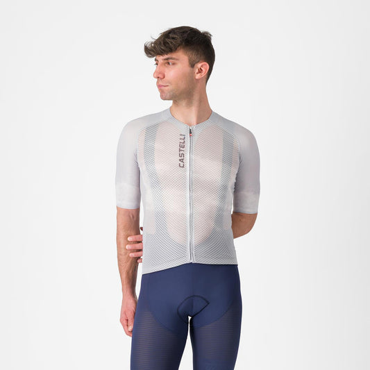 Maillot CASTELLI CLIMBER'S A/C Manches Courtes Gris 2026