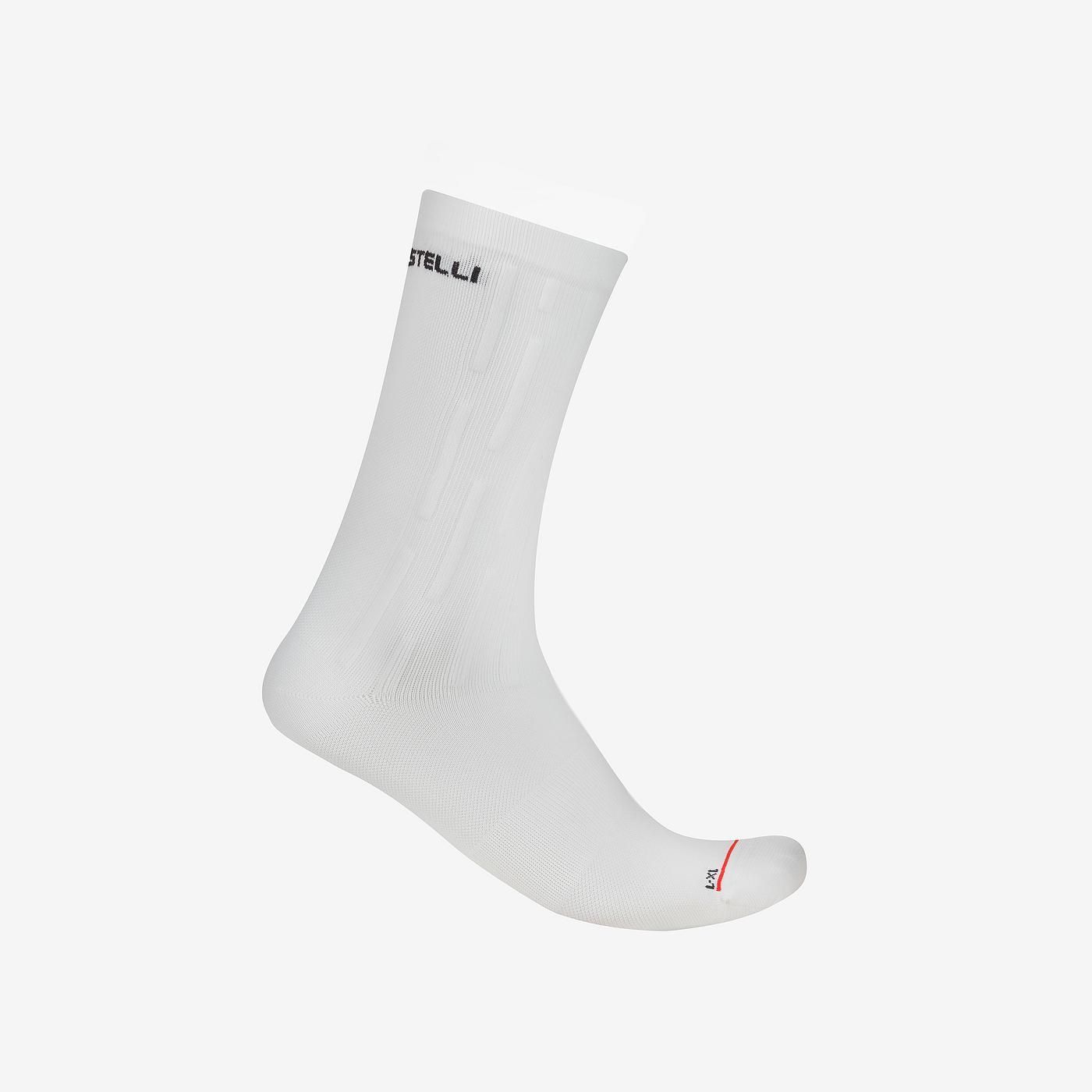 Chaussettes CASTELLI  AERO RACE PRO 20 Blanc