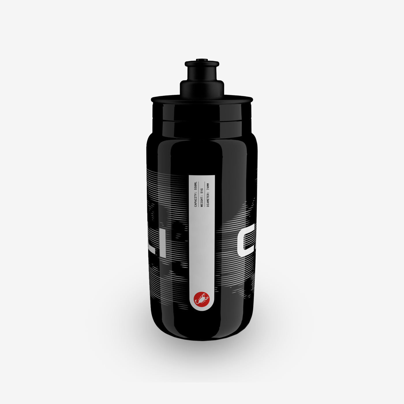 Láhev CASTELLI CLOUD (550 ml) černá