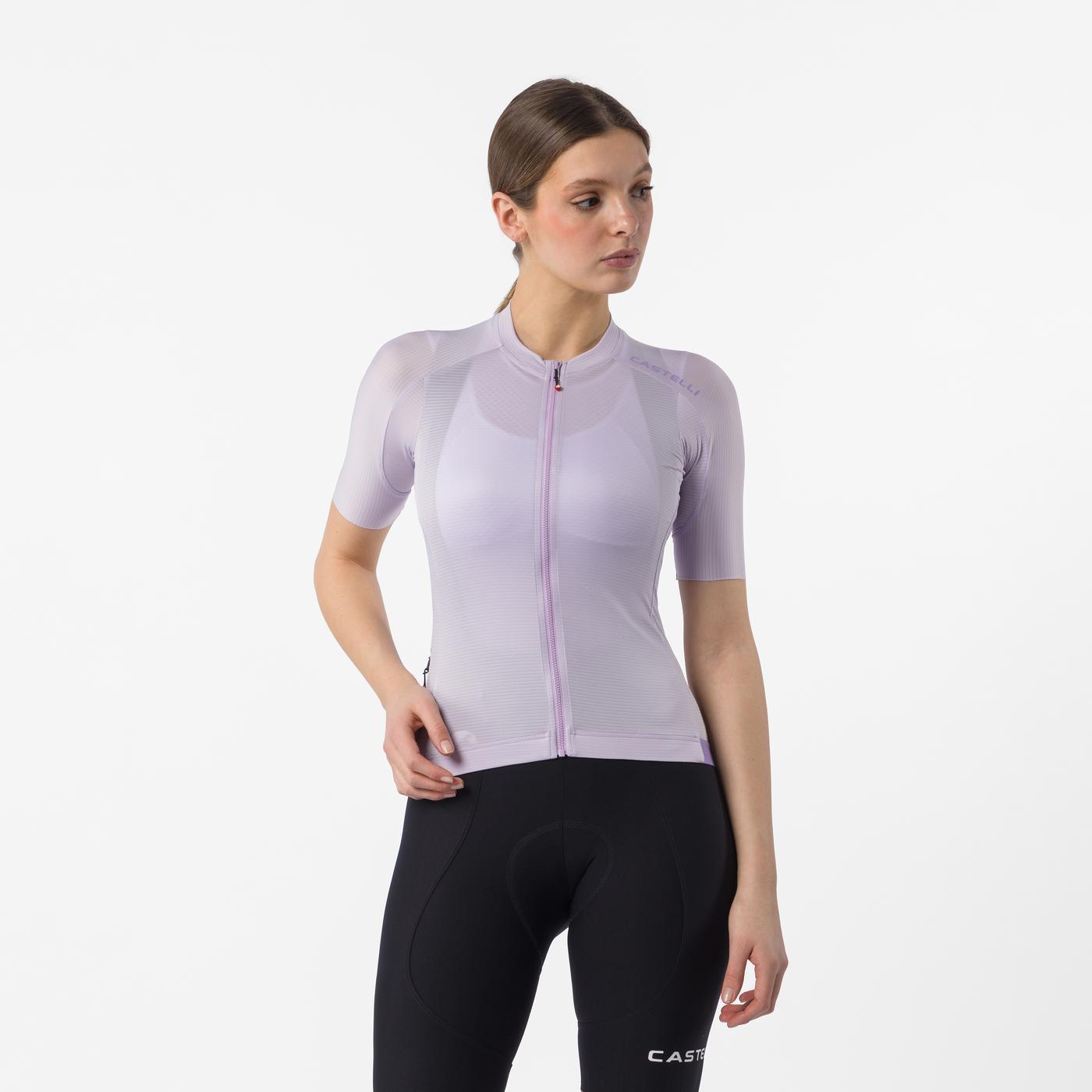 Maglia CASTELLI ESPRESSO 2 Donna Maniche Corte Purple Mist