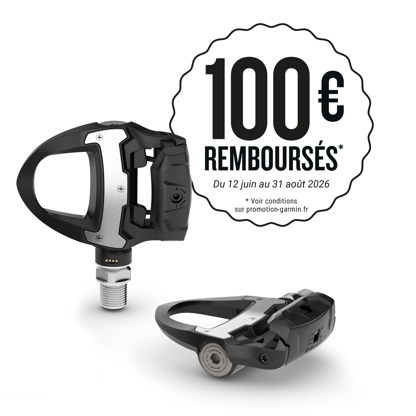 Pédales Capteur de Puissance GARMIN RALLY RS 210