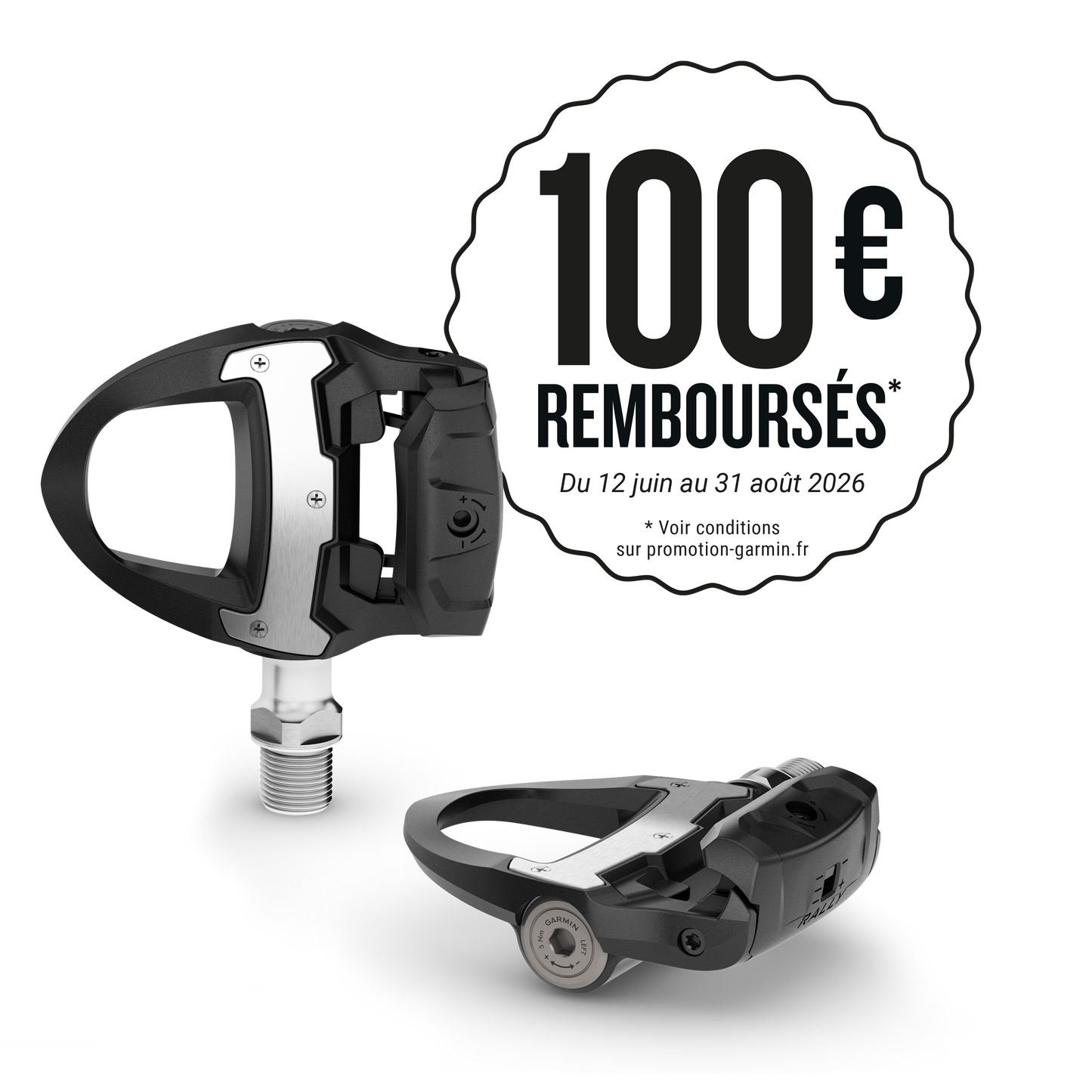Pédales Capteur de Puissance GARMIN RALLY RS 110