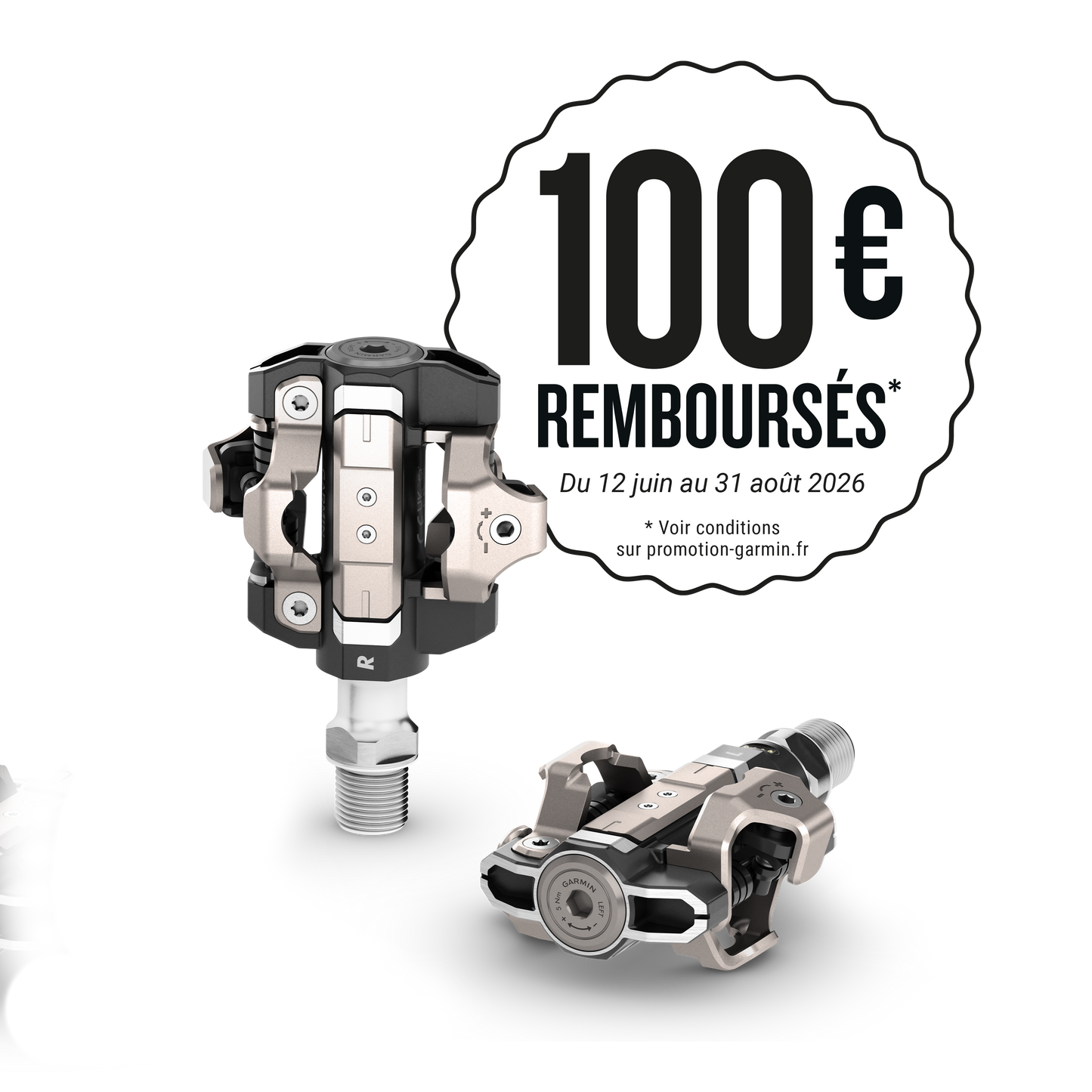 Pédales Capteur de Puissance GARMIN RALLY XC 110