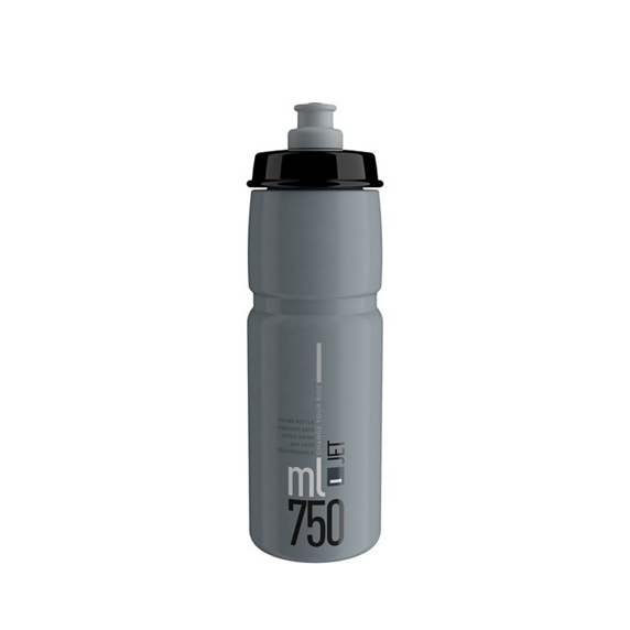 Bidon ELITE JET Gris Logo Noir