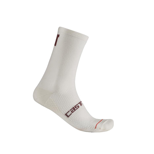 Chaussettes  CASTELLI COMO 15 THERMAL Femme Blanc