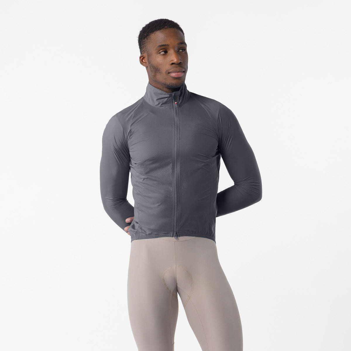 Сиво яке CASTELLI TRANSITION AIR - изглед отпред