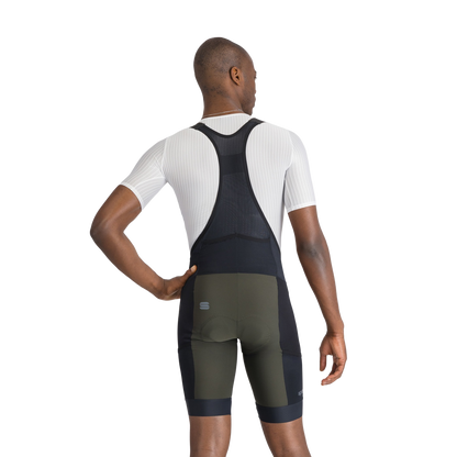 SPORTFUL SUPERGIARA 2 lühikesed traksidega rattapüksid kaki/must