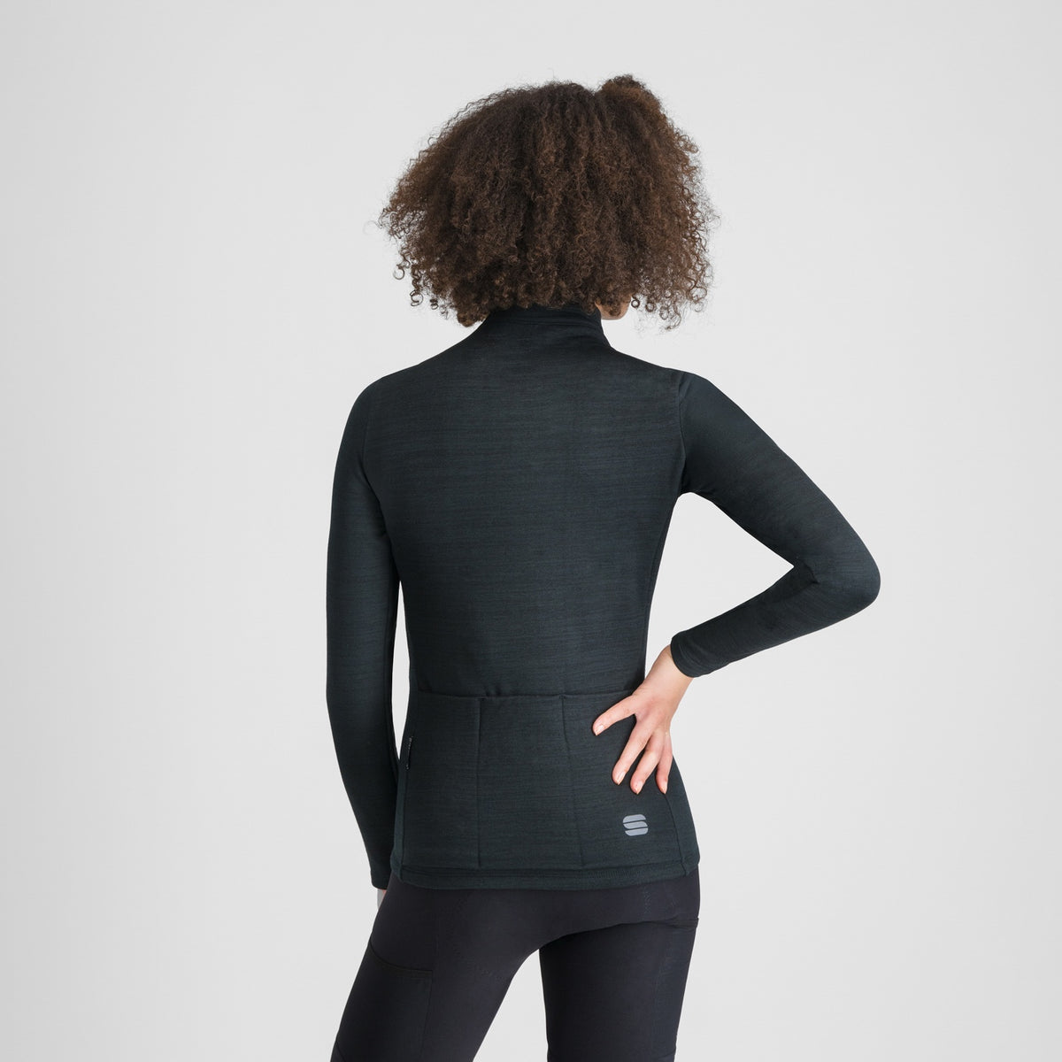 Dámský dres SPORTFUL SUPERGIARA WOOL s dlouhým rukávem, černý