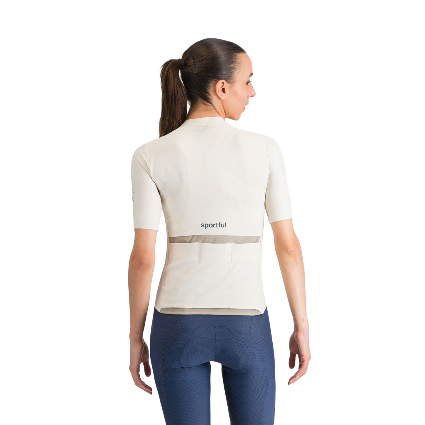 Maglia SPORTFUL HYPEREPIC Maniche Corte Donna Crema