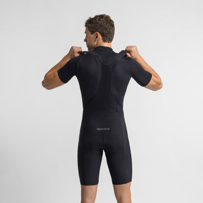 SPORTFUL SRK SHIFT mustad lühikesed traksidega püksid