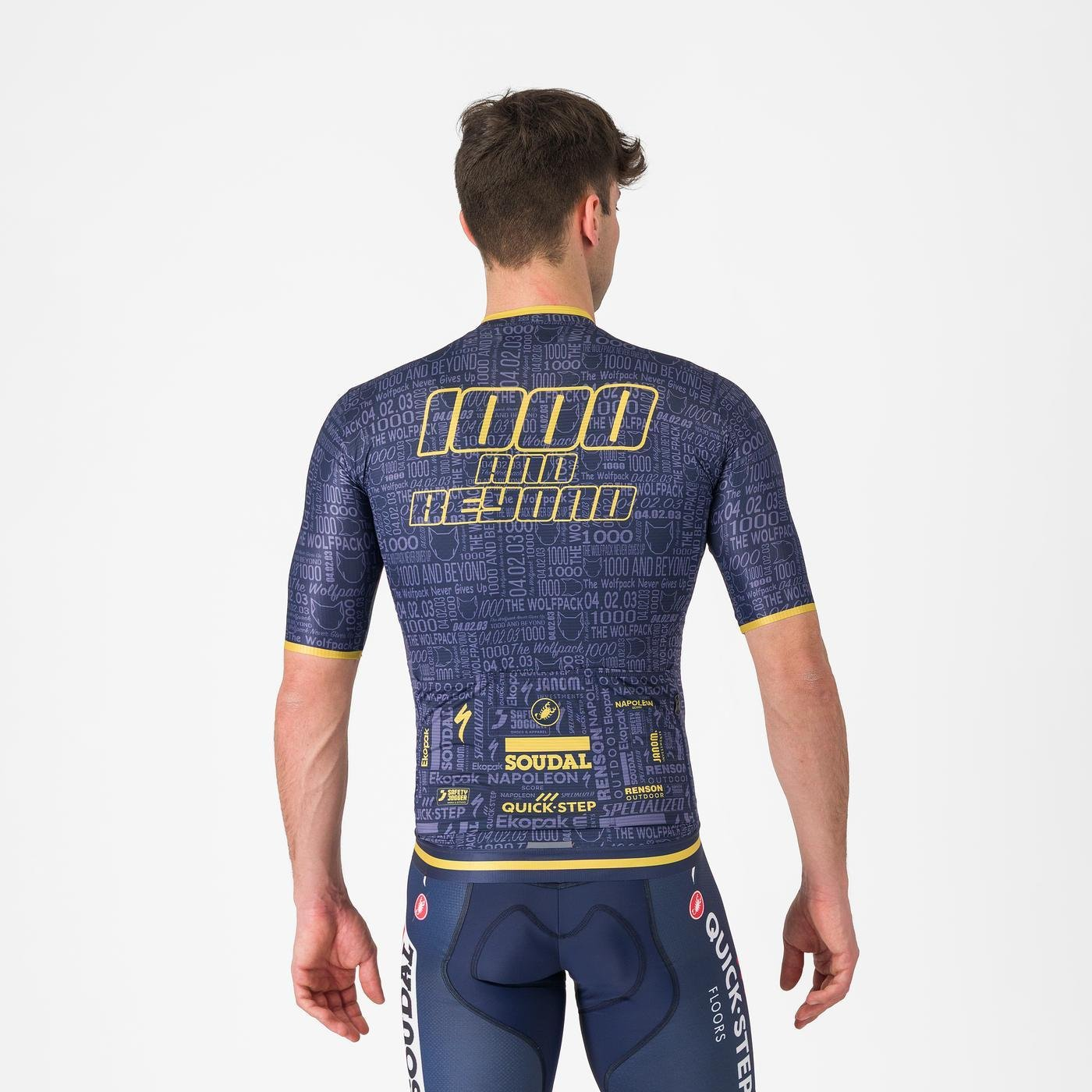 Maillot CASTELLI WOLFPACK 1000 VICTORY Manches Courtes Marine