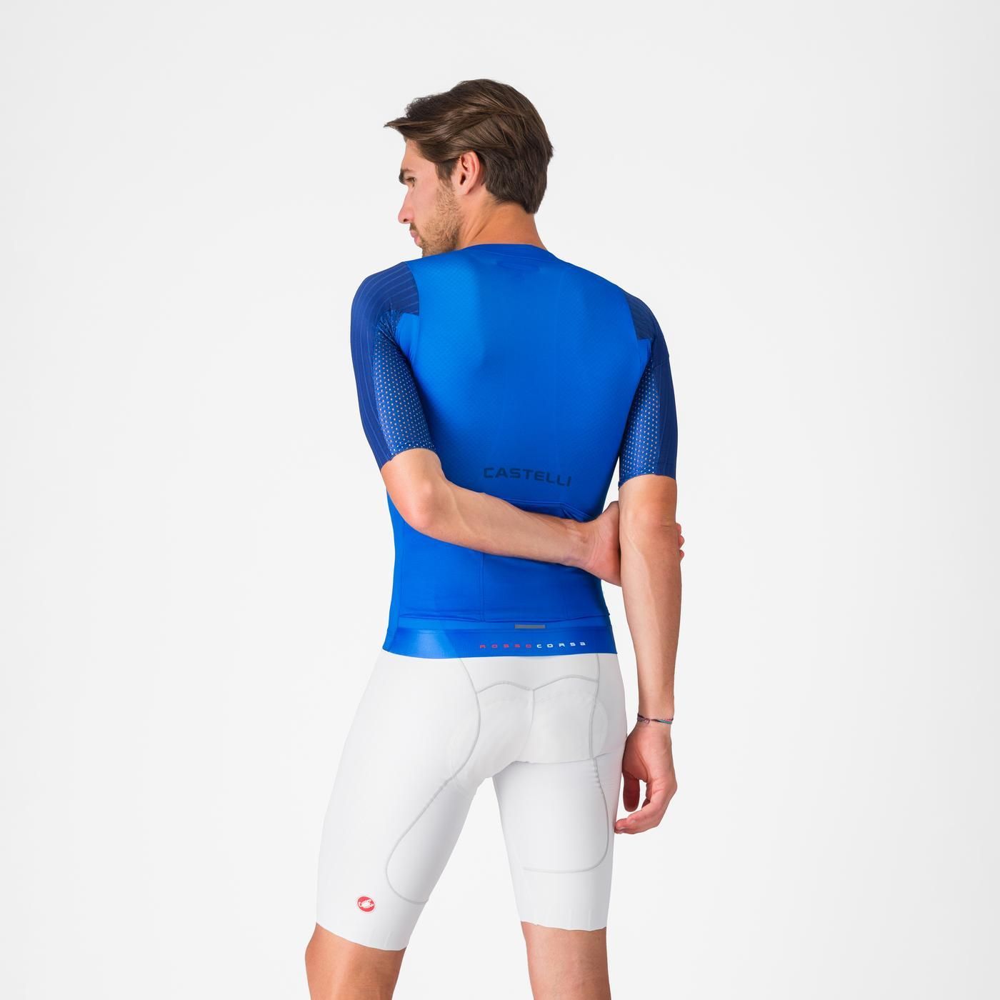 Cuissard Court à Bretelles CASTELLI FREE AERO RACE S Blanc