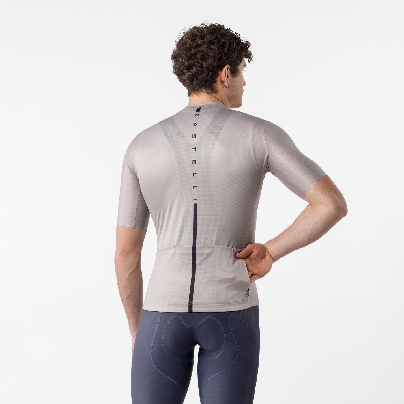 Maillot CASTELLI DRITTONE LOGO Manches Courtes Clay