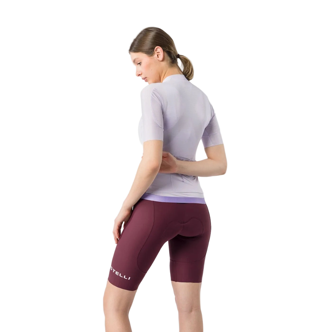 CASTELLI ESPRESSO 2 W DT Γυναικείο μπορντώ Bib Tight