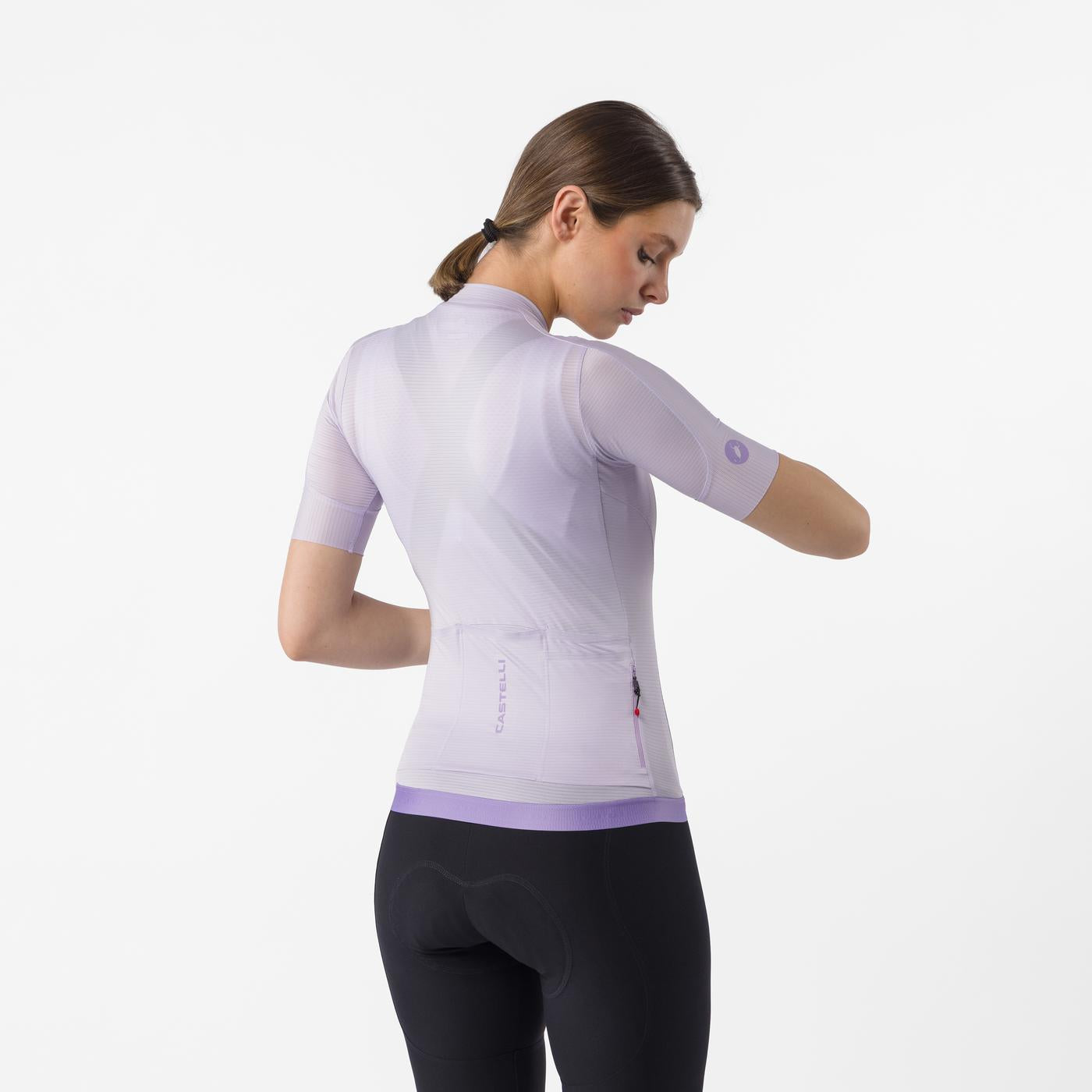 Maglia CASTELLI ESPRESSO 2 Donna Maniche Corte Purple Mist