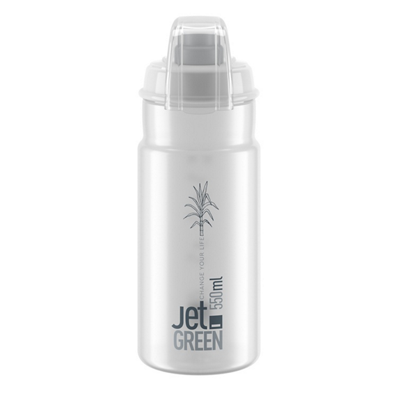 Bidon ELITE JET SUGAR CANE PLUS (550ml) Transparent/Gris