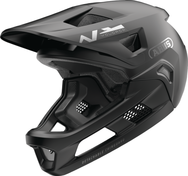 MTB-hjelm ABUS YOUDROP FF Junior Muted Sort