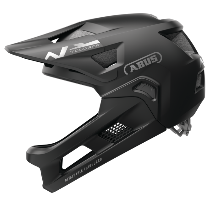 MTB-hjelm ABUS YOUDROP FF Junior Muted Sort