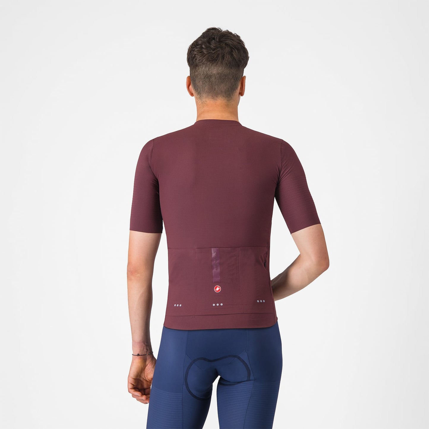 Maillot CASTELLI PREMIO EVO Mangas Cortas Burdeos