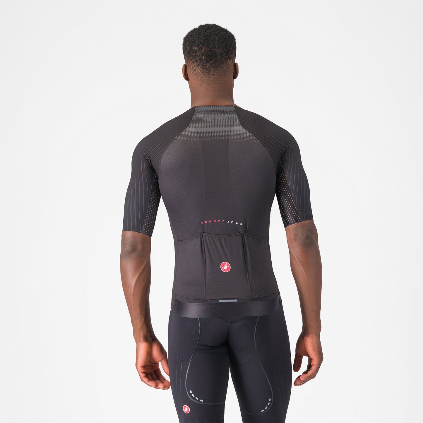 Maillot CASTELLI AERO RACE 8S Manches Courtes Noir