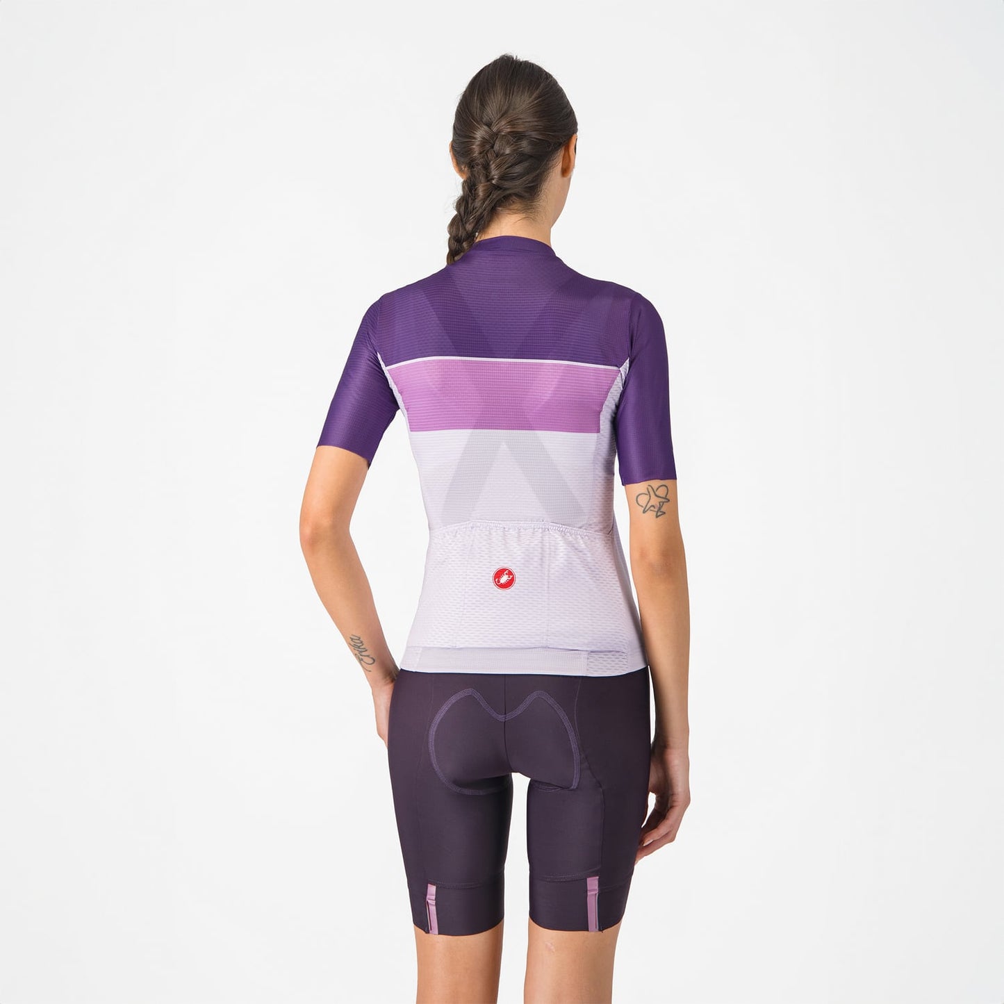 Korte Tuigbroek CASTELLI PRIMA 2 DT Dames Donkerpaars