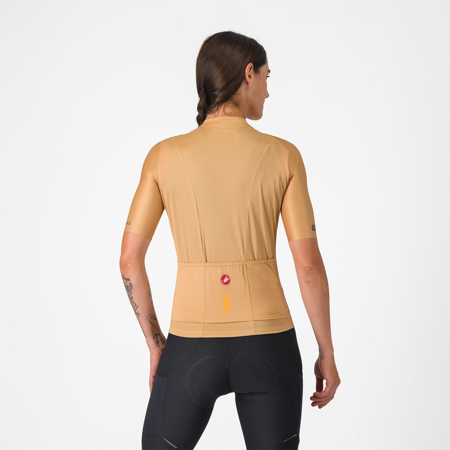 Maglia CASTELLI UNLIMITED Donna Maniche Corte Marrone