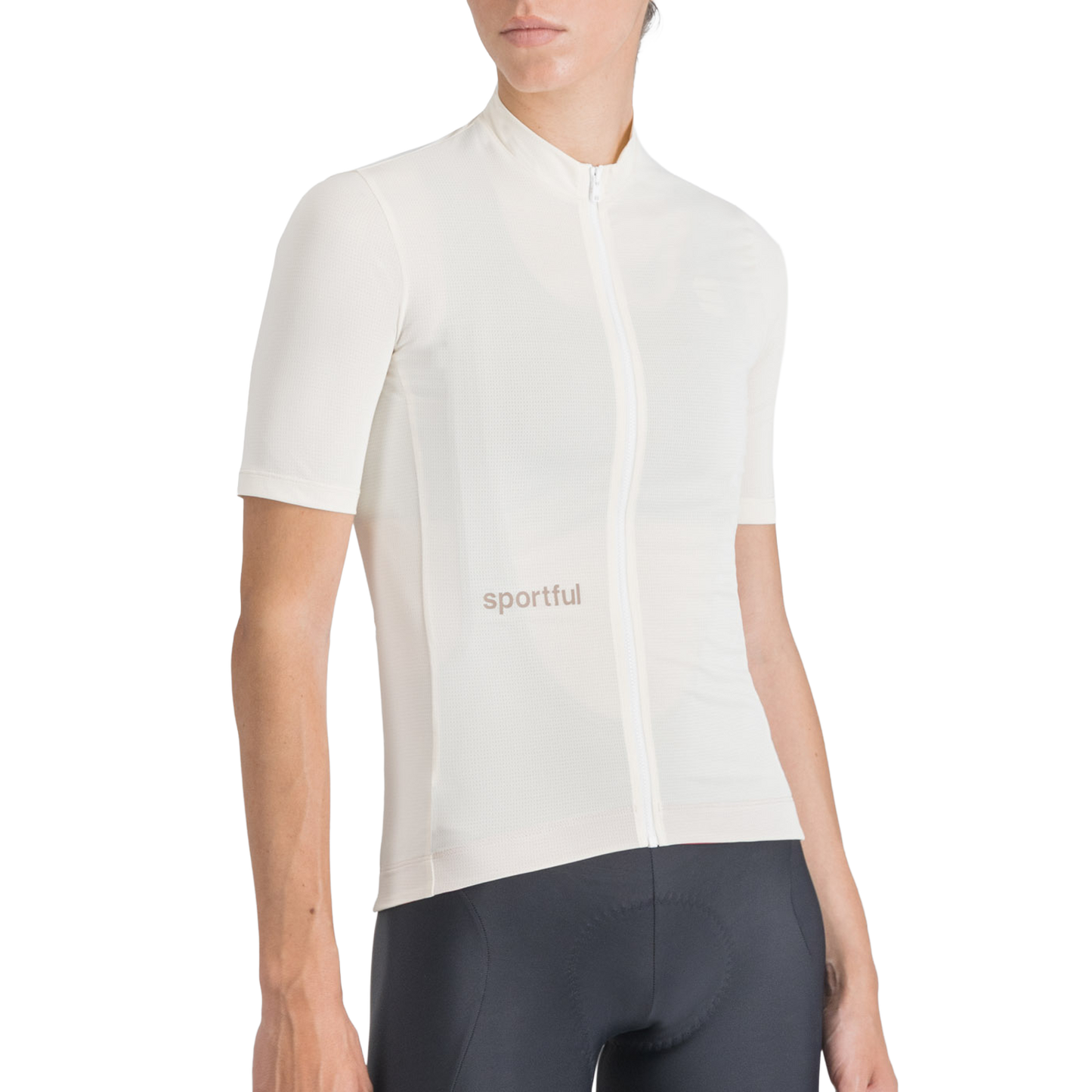 Maillot SPORTFUL CLASSIC Manches Courtes Femme Crème