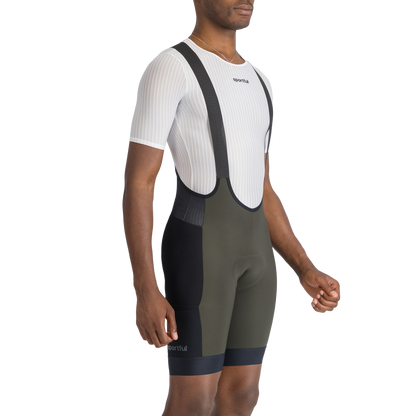 SPORTFUL SUPERGIARA 2 lühikesed traksidega rattapüksid kaki/must