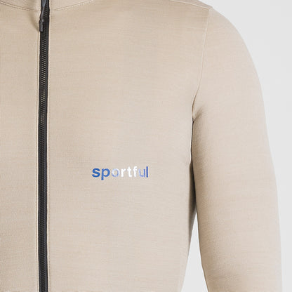 SPORTFUL SUPERGIARA WOOL langærmet cykeltrøje – beige